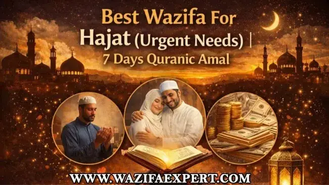 Best Wazifa For Hajat